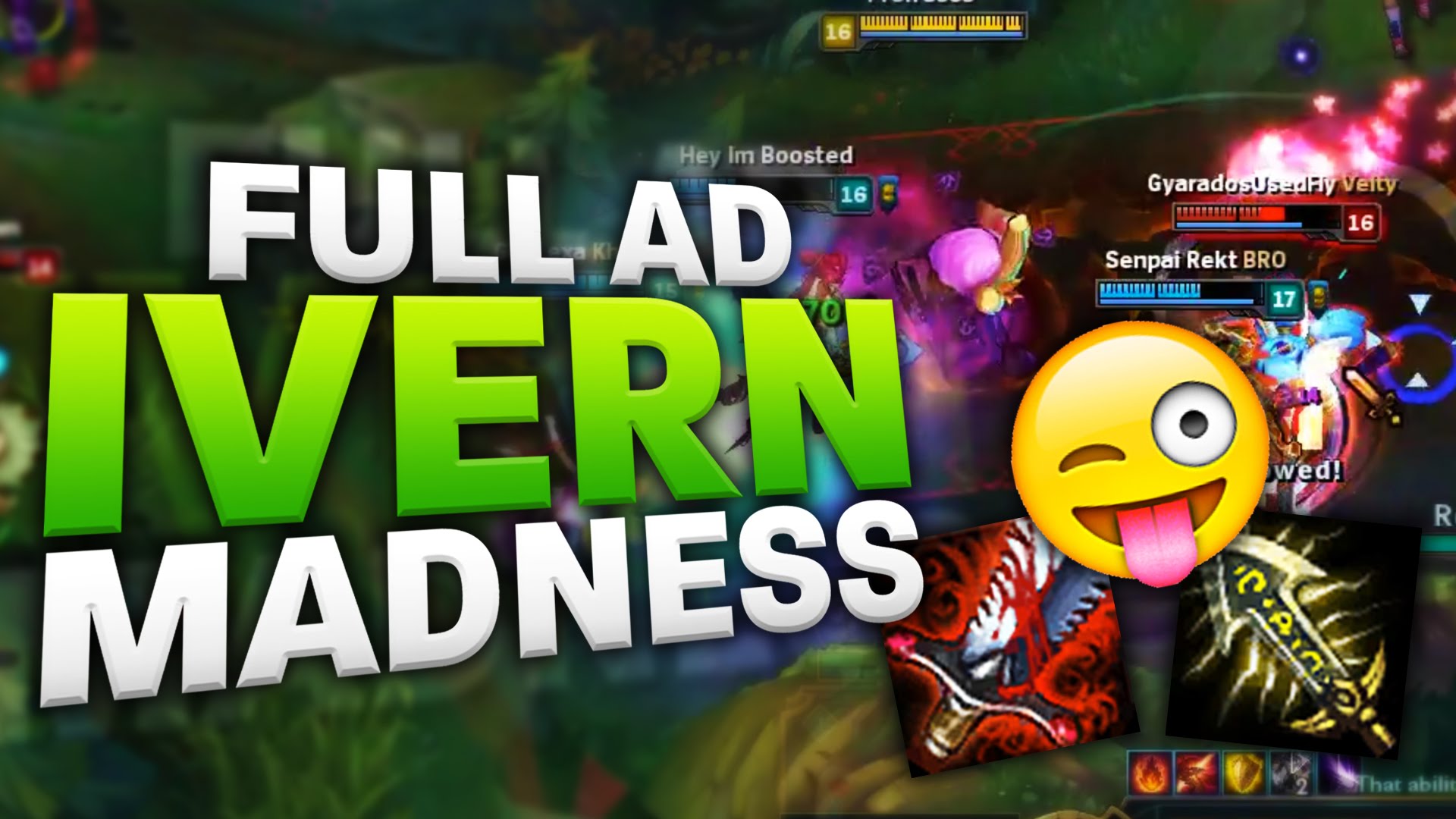 FULL AD IVERN MADNESS – THE SECRET OP?! [League of Legends/LoL]