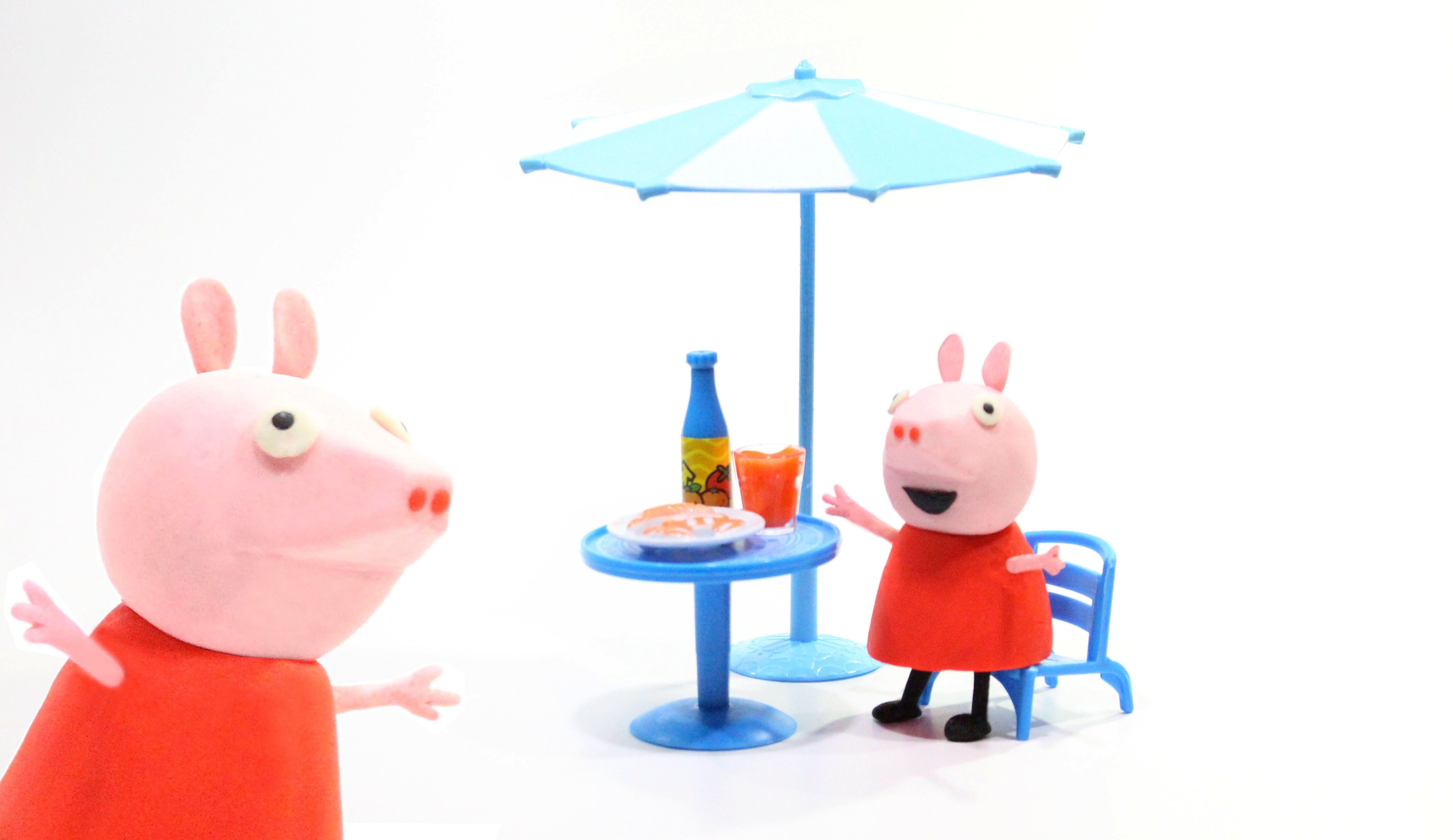 Play Doh Peppa Pig Español STOP MOTION [4K] ! Kinder Surprise Eggs Peppa Pig Play-Doh Toys for Kids