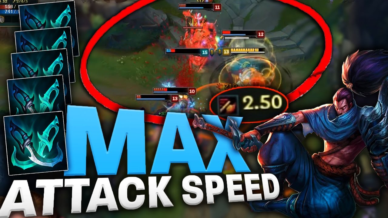 MAX 2.5 ATTACK SPEED YASUO [100% CRIT] EPIC FULL BUILD – League of Legends