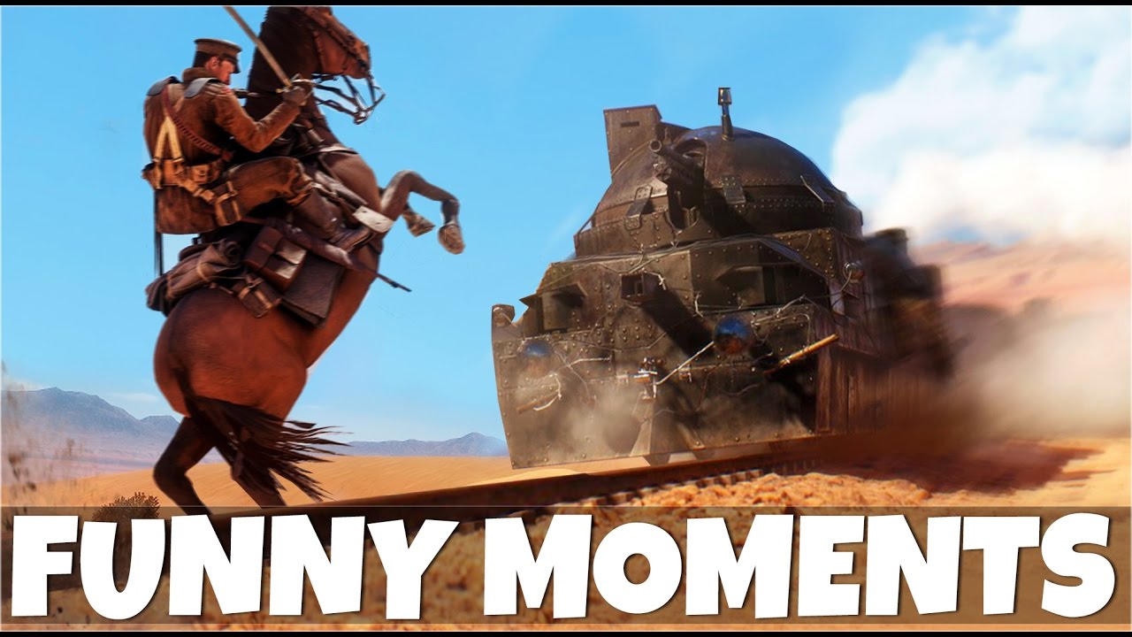 CAN A HORSE STOP THE TRAIN IN BATTLEFIELD 1? | BF1 Funny Moments (Epic Kills, Glitches & More)
